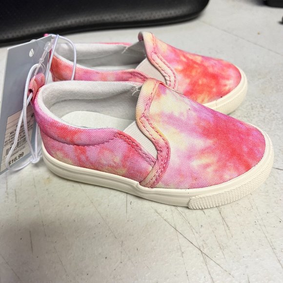 Girl's Baby Toddler Cat & Jack Alexus Slip on Sneakers Multicolored - Picture 2 of 4